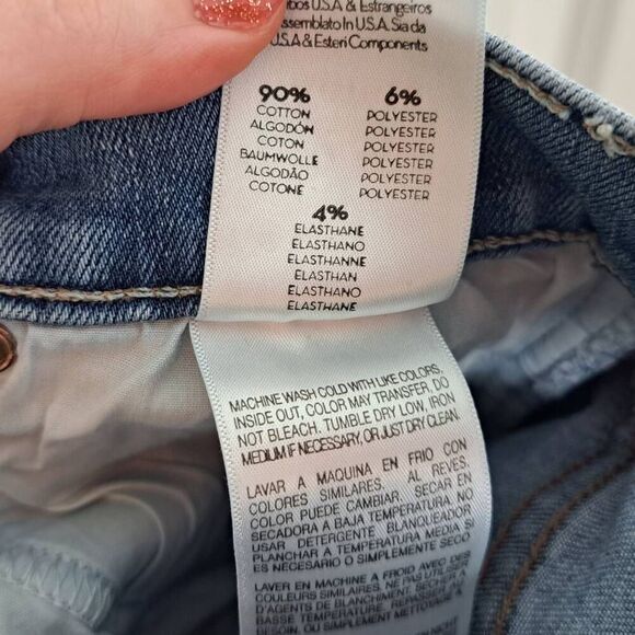 MOTHER Women's Rascal Ankle Snippet Jeans in Wild At Heart Wash size 25 - Picture 11 of 12